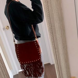 Brand New Giuseppe Zanotti Suede Fringe Bag